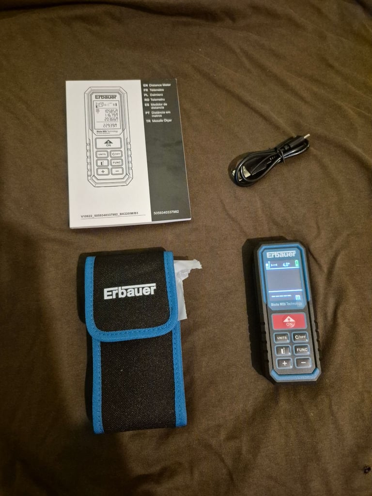 image for Erbauer 60m laser distance measure