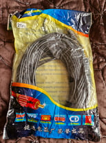 TV/Dvd etc Cables. 20m & 5m. BRAND NEW. 