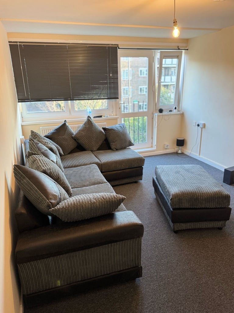 Brand New - Dino Black/Grey Colour Corner Sofa - Right/Left Side SAME/NEXT DAY DELIVERY