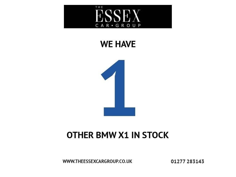 2017 67 BMW X1 1.5 18I SPORT SUV 5DR PETROL MANUAL SDRIVE EURO 6 (S/S) (140 PS)