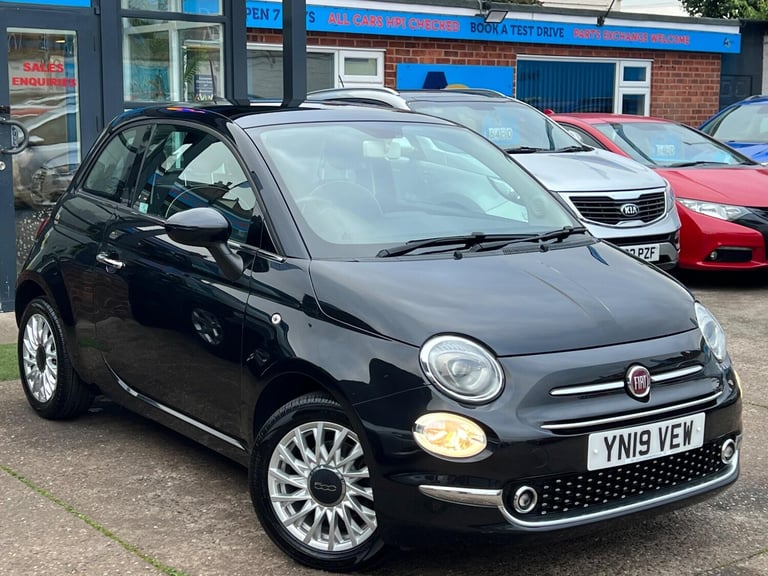 2019 Fiat 500 1.2 Lounge Hatchback 3dr Petrol Manual Euro 6 (s/s) (69 bhp) HATCHBACK Petrol Manual
