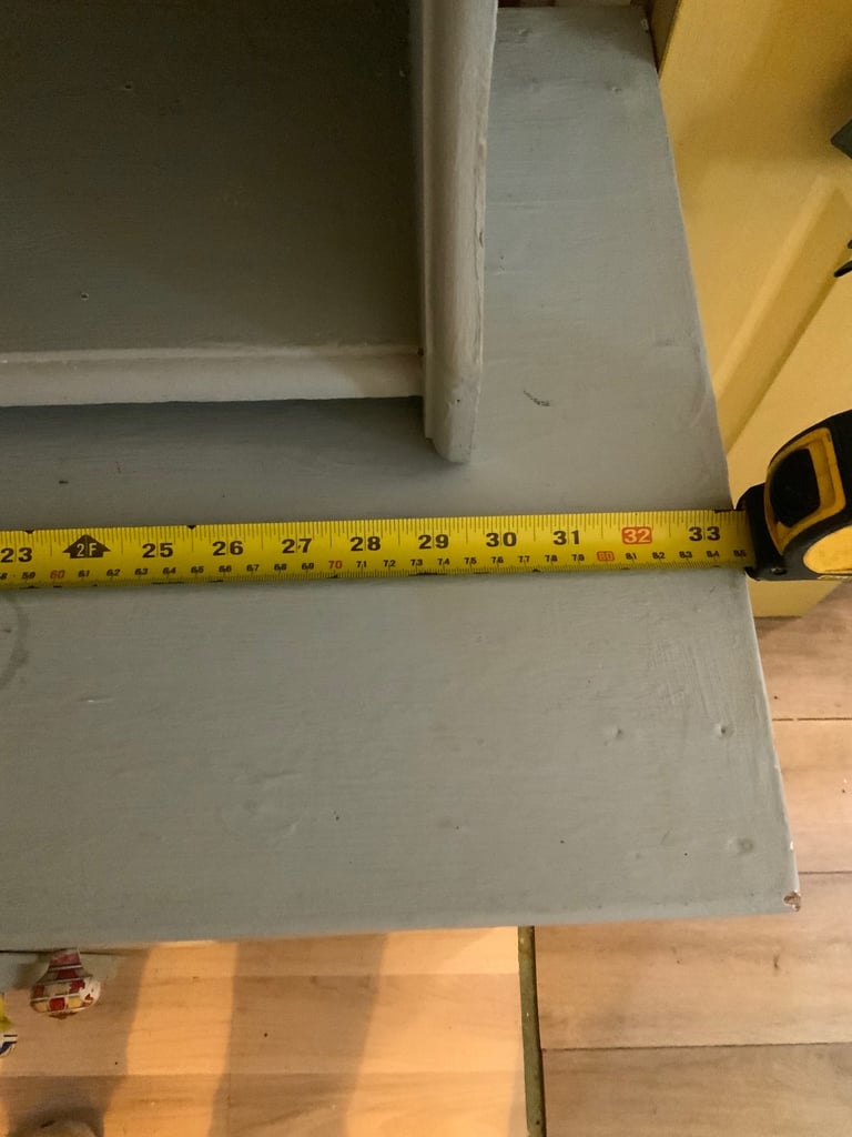 Solid Mid Century Vintage Retro Cottage Style Cabinet