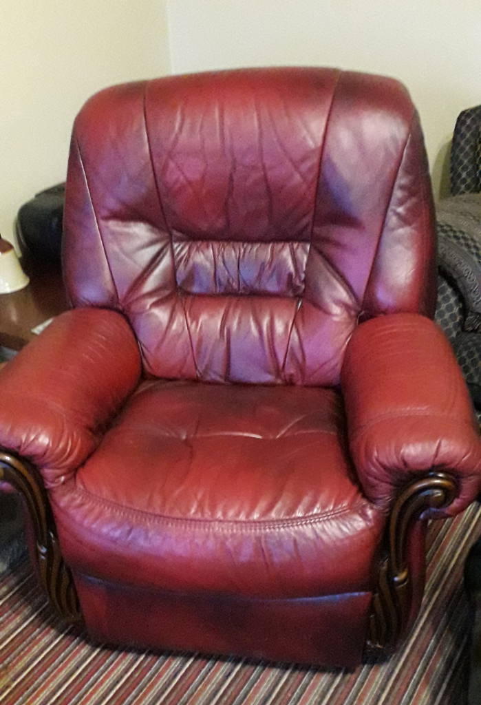 Leather armchair for Sale | Sofas, Couches & Armchairs | Gumtree