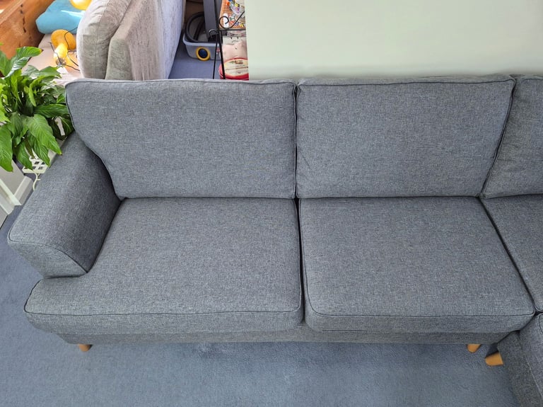M&S Copenhagen Large Full Corner Sofa in Grey RRP £2799 *FREE LOCAL DELIVERY*