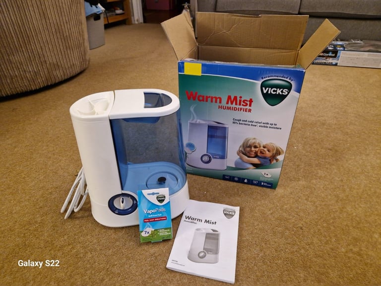 image for Vicks Warm Mist Humidifier