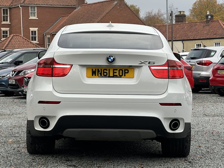 2011 BMW X6 3.0 xDrive40d Diesel Auto 4 Door Coupe White