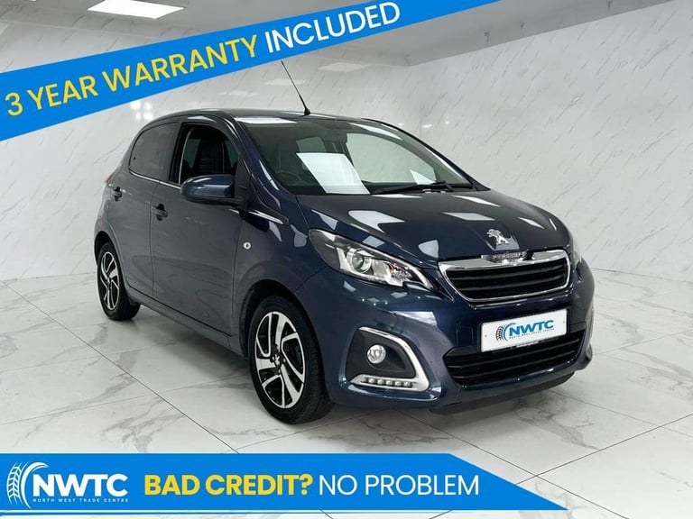 2018 Peugeot 108 1.2 PureTech Allure Hatchback 5dr Petrol Manual Euro 6 (82 ps) Hatchback Petrol ...