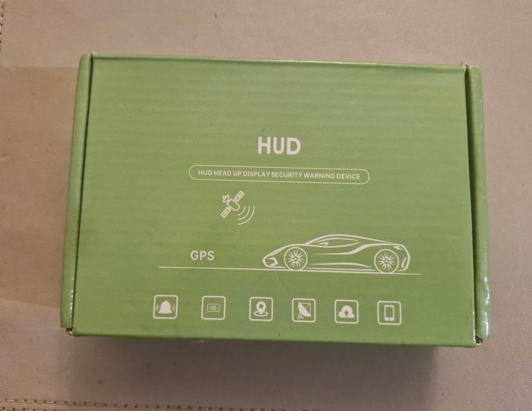 image for Car HUD head up display security warning device 