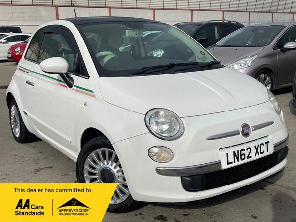 2012 Fiat 500 1.2 Lounge Euro 4 3dr HATCHBACK Petrol Manual