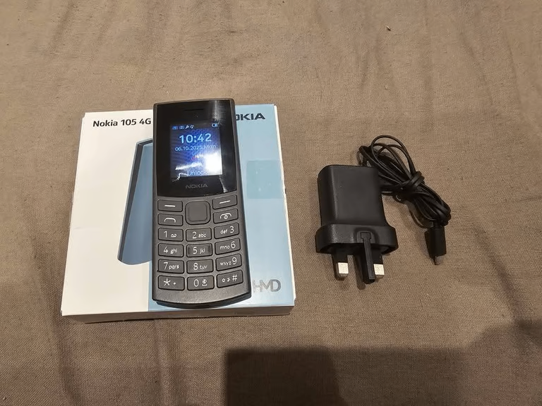 image for Nokia 105 4G Phone with Dual SIM, 1.8 Inch Display,Unlocked