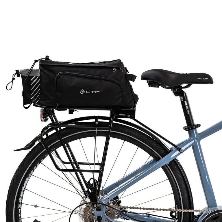 Brand New - ETC Rear Rack Top Bag Bike Expandable Storage 12 litre capacity 