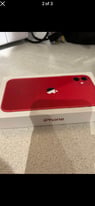 iPhone 11 red unlocked excellent condition 