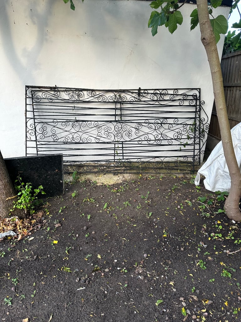 Heavy metal gates. £100 for the pair.
