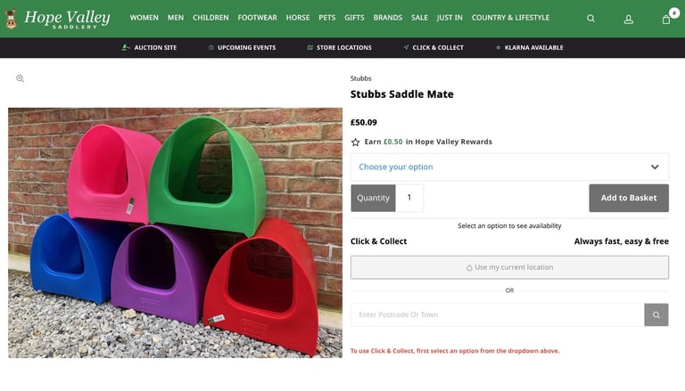 Stubbs saddle mate / chicken poultry palace. 