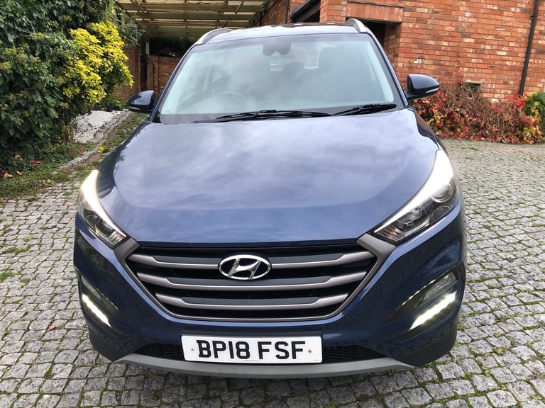 Hyundai TUCSON SE BLUE DRIVE SUV 2018 1 Owner Manual 1.6 Petrol Serviced 12 Months MOT