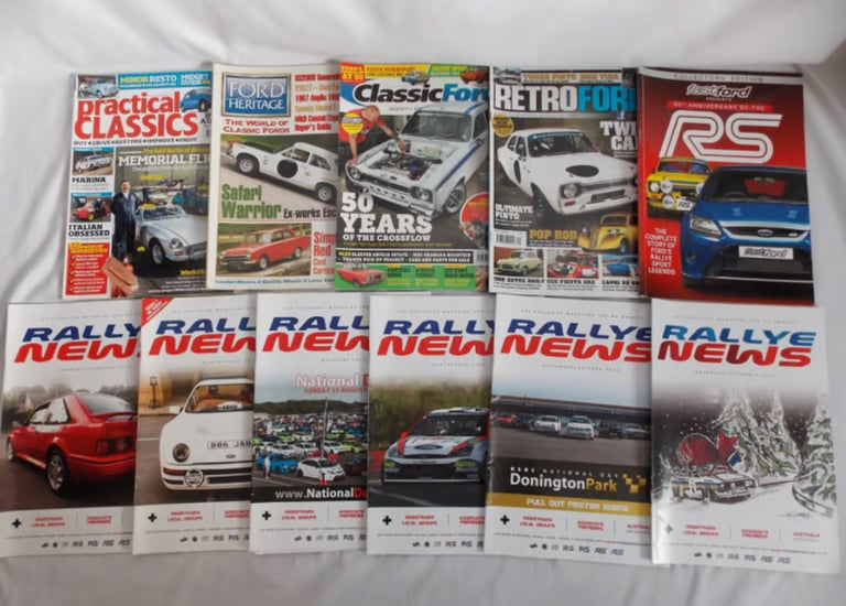 image for Fast Ford 50th Anniversary Escort MK1 Classic Rallye News 11 Magazine Bundle