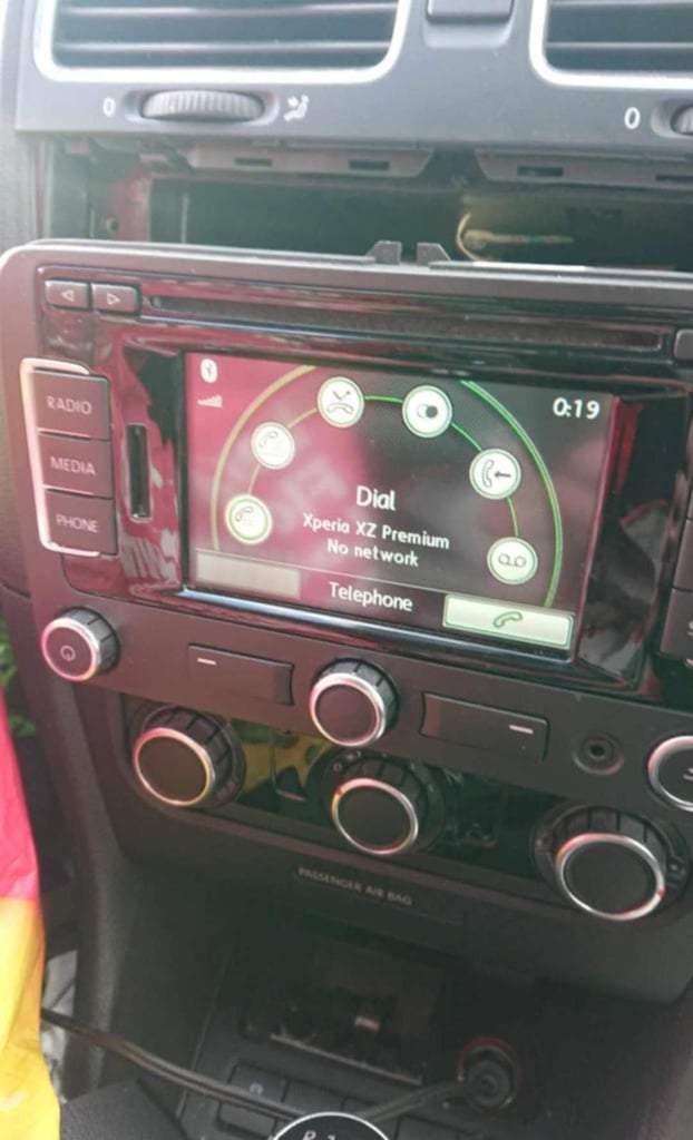 Duble din touch screen stereo rns 315 vag vw, skoda, seat 