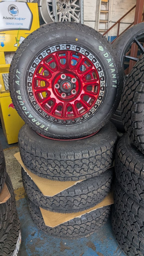 17” 5x120 Fuel Cycle Swamper alloys rims&tyres VW TRANSPORTER T5 T6