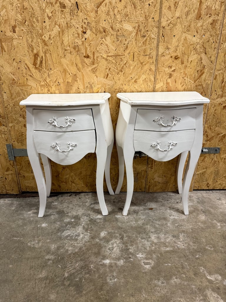 Louis Style Bedsides Pair 