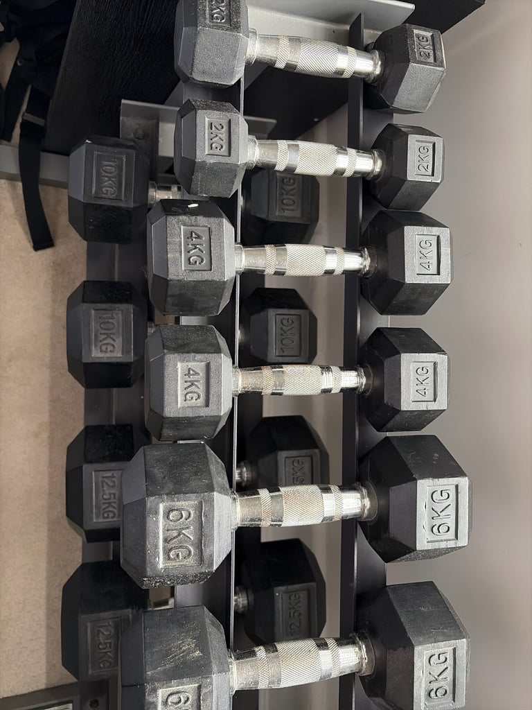 Weight rack and weights 