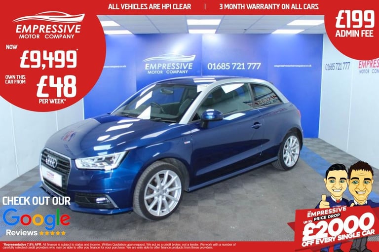 image for 2015 15 AUDI A1 1.4 TFSI S LINE HATCHBACK 3DR PETROL MANUAL EURO 6 (S/S) (125 PS