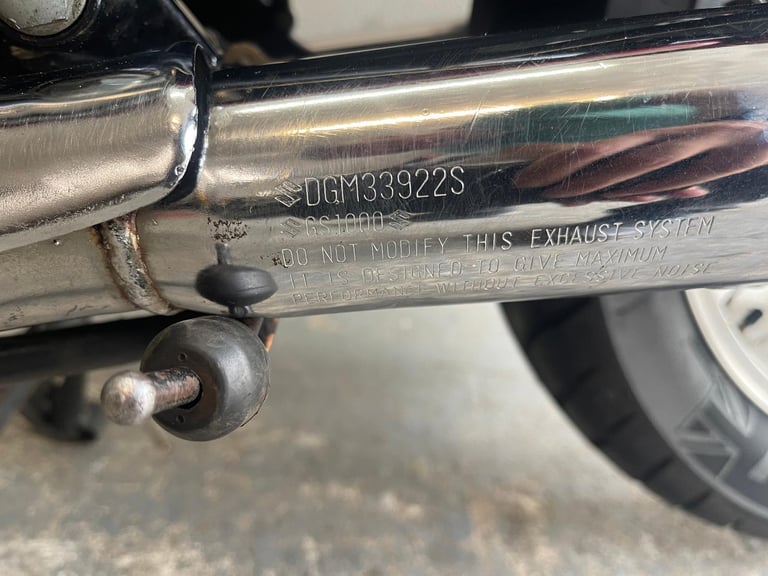 SUZUKI GS1000 DOHC CLASSIC IN RED 1979 TAX & MOT EXEMPT 1979 T REG