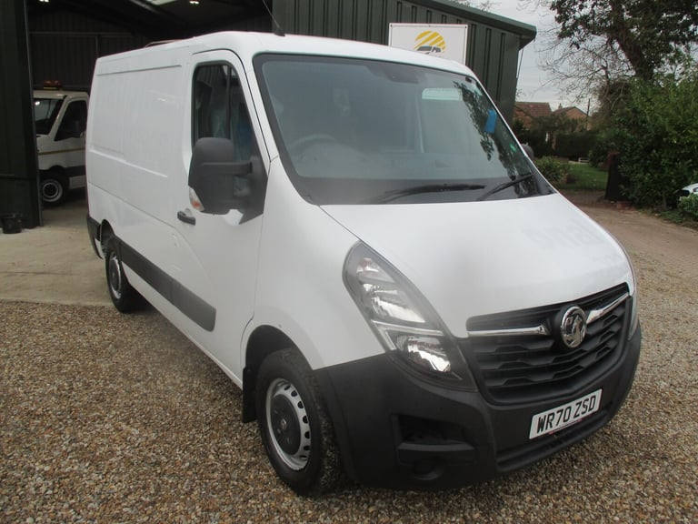 2020 Vauxhall Movano 2.3 Turbo D 135ps H1 L1 Van NO VAT 3 SEATS AIR CON  PANEL VAN Diesel Manual