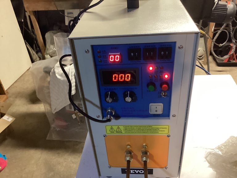 image for Induction melting furnace and brazing,15kw single phase 