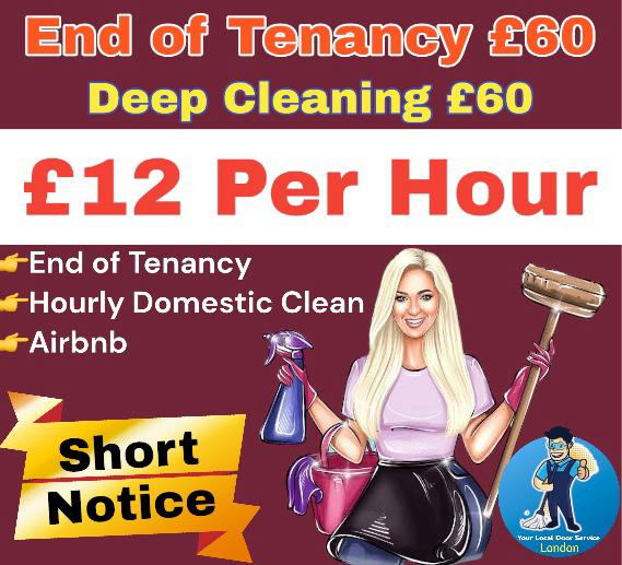 image for Quick & Efficient Cleaners at Your Service 🌟 £12 Domestic House Cleaner 🌟 End of Tenancy