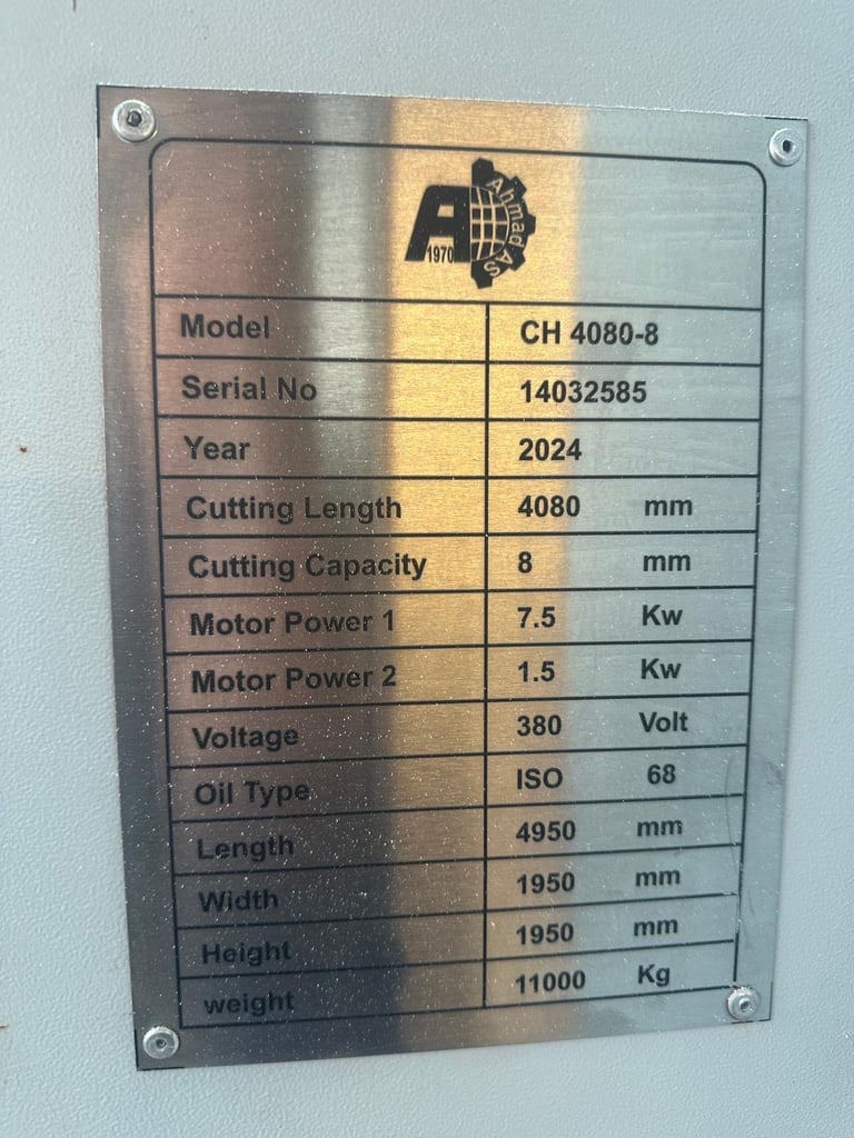 Metallkraft Motorised Mechanical Shears