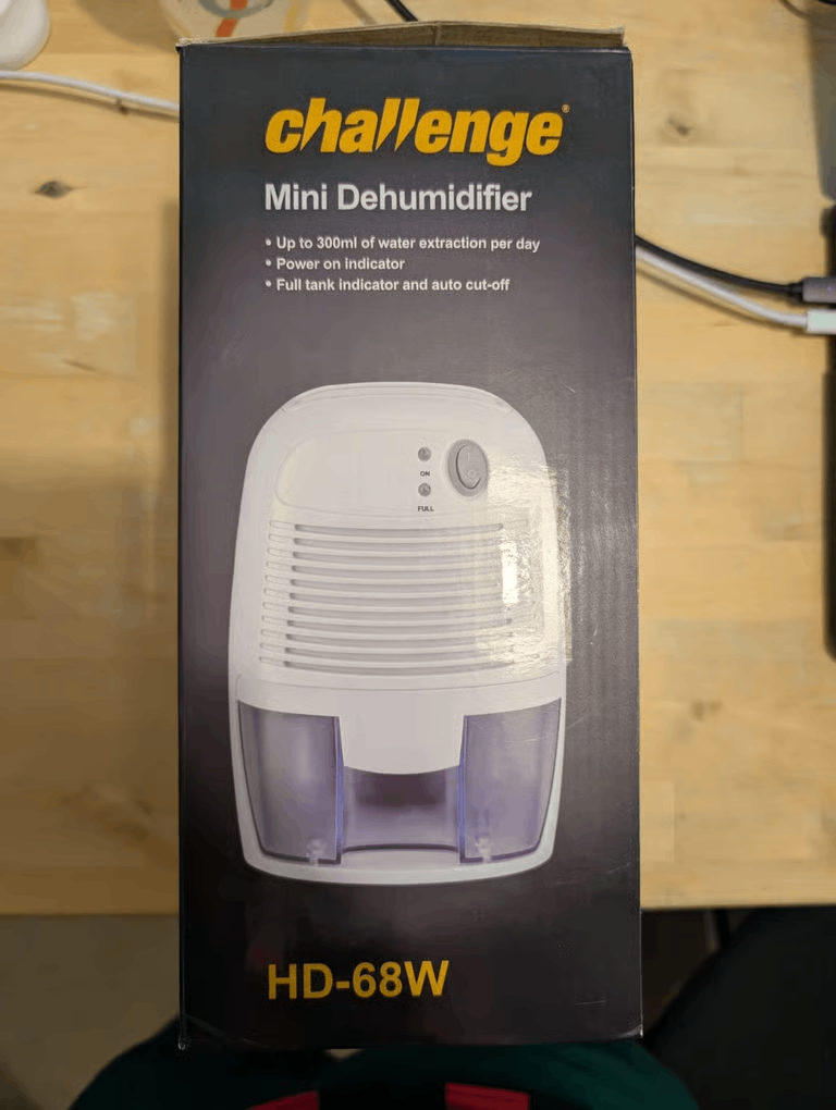 Challenge 0.5L Mini Dehumidifier - White