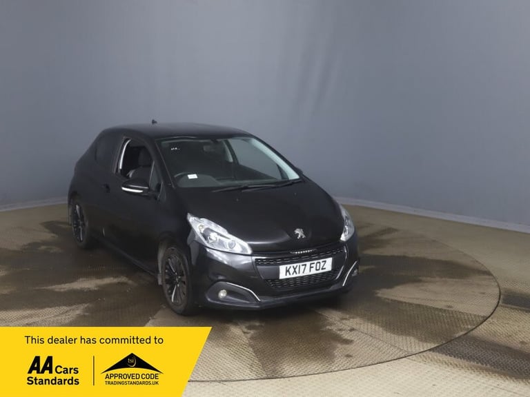 2017 Peugeot 208 1.2 PureTech Black Edition Hatchback 3dr Petrol Manual Euro 6