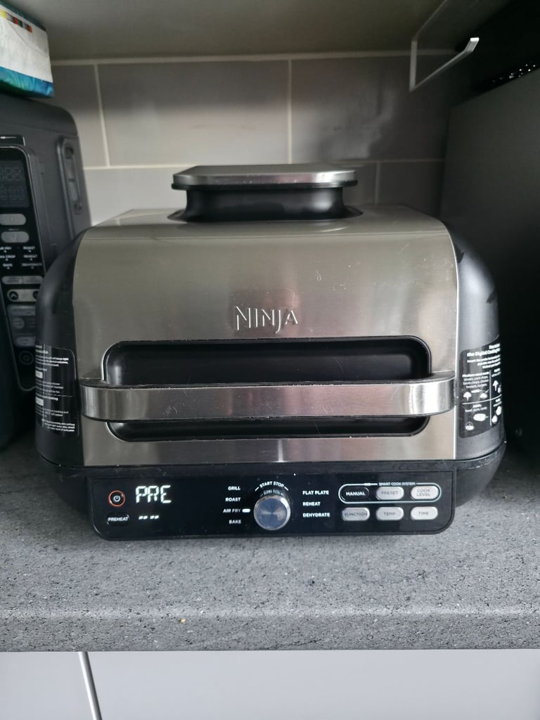image for Ninja Foodi MAX PRO Health Grill, Flat Plate & Air Fryer (AG651UK)