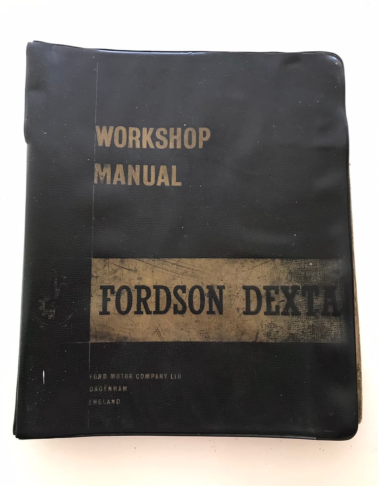 Vintage Original Ford Fordson Dexta Tractor Service Workshop Manual