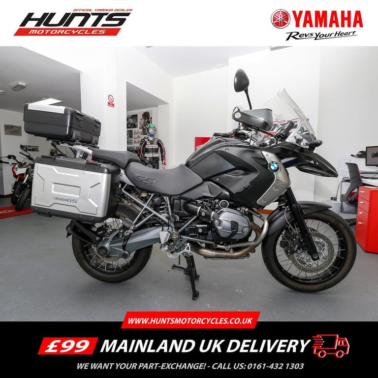 image for 2011 '11 reg. BMW R1200GS Triple Black. BMW Top Box & Panniers. £7,495.