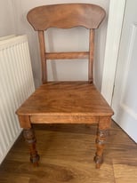 Set of four Victorian kitchen/dining Edinburgh Oak Chairs