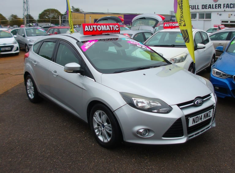 2014 Ford Focus Automatic 1.6 Titanium Navigator Hatchback 5dr Petrol Powershift