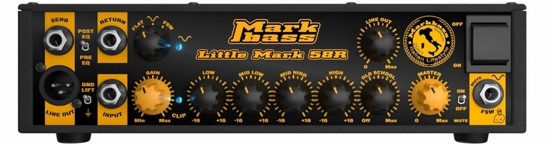 image for MARKBASS LITTLE MARK 58R HEAD WITH MB58R NEO 102 CABS & CABLE BUNDLE