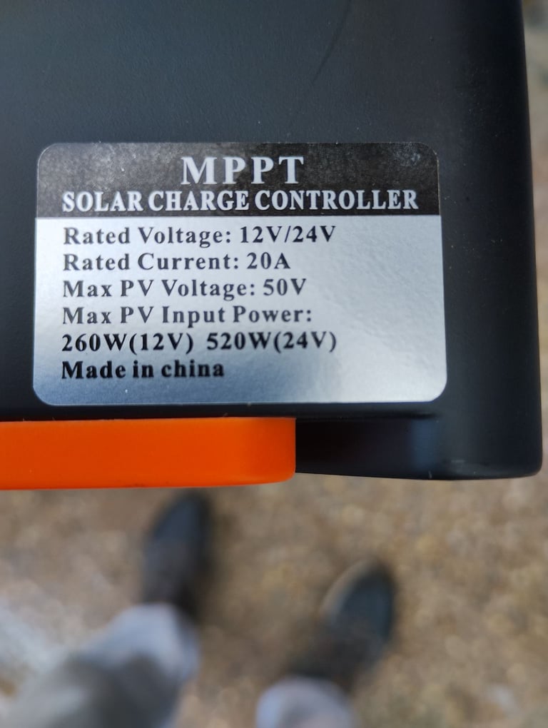 Solar panels & MPPT controller.