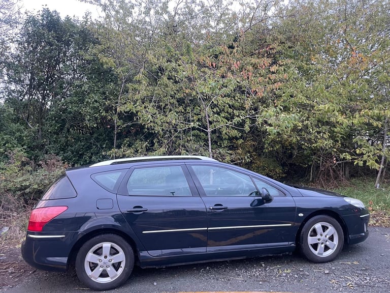 PEUGEOT 407 SW 2.0 HDI 140 BHP 10 REG PAN ROOF SAT NAV TOW BAR MOT JUNE 28TH 2026