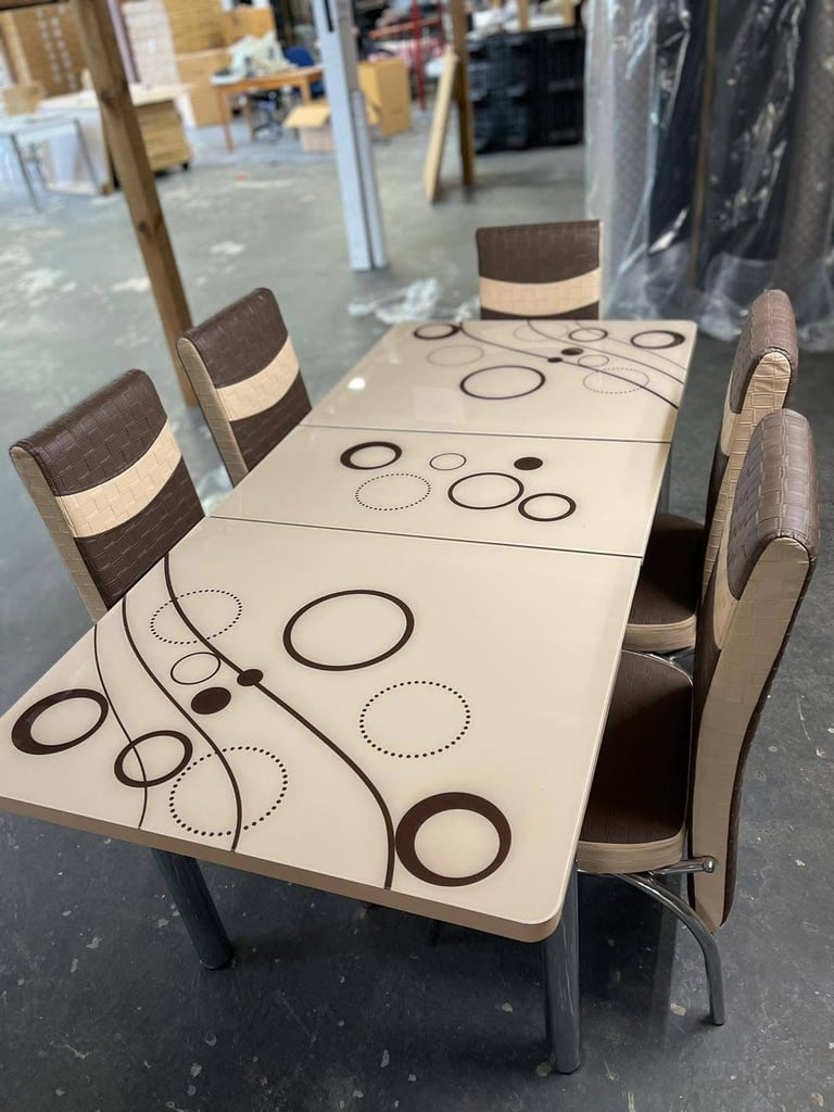 6 and 4 chairs dining table sets available now 😍