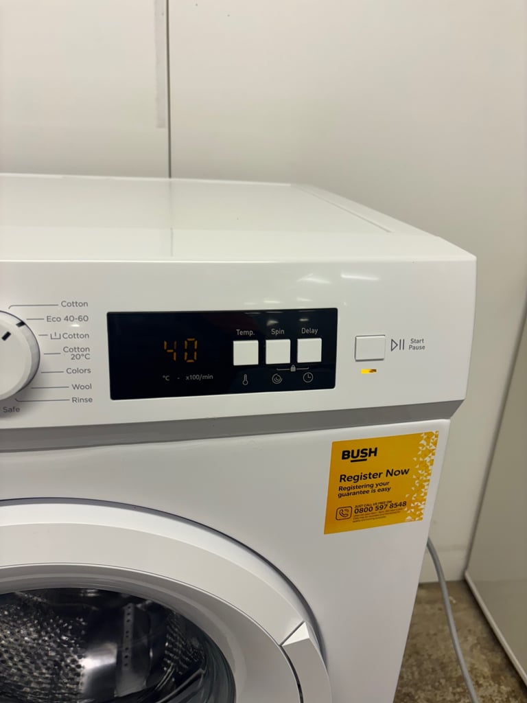 Bush 7kg 1200 washing machine*6months old*
