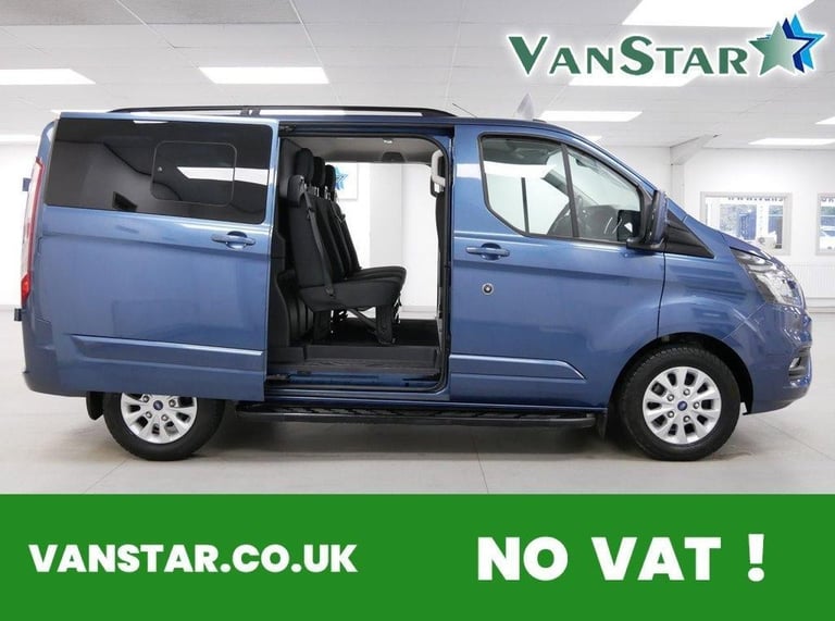 2020 TRANSIT CUSTOM 320 2.0 EBL 130 BHP SWB LIMITED CREWCAB 6 SEATER ( NO VAT )