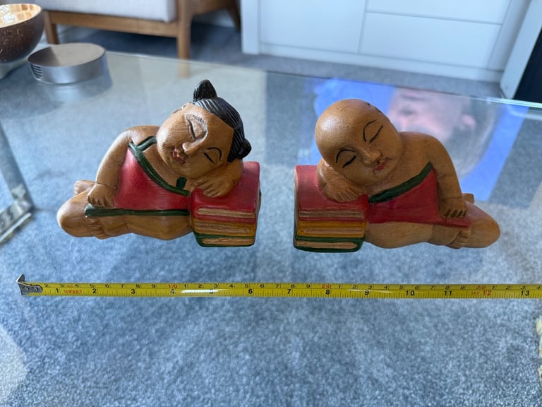 image for Wooden Thai bookends