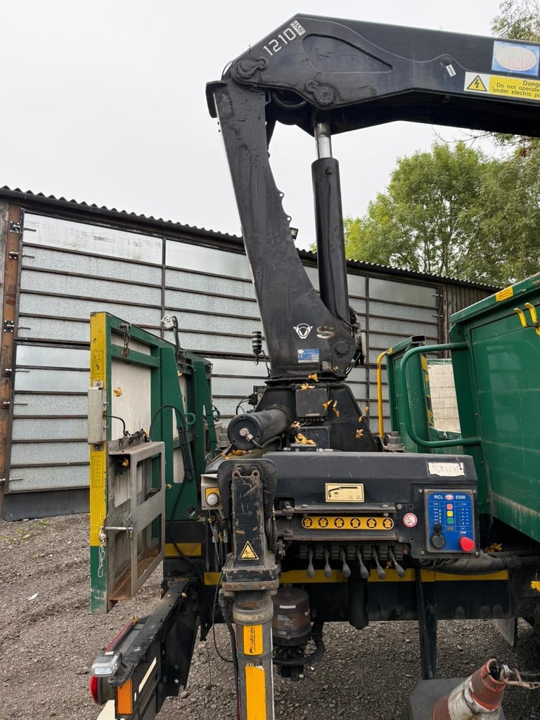 2015 DAF LF 55.220 DROPSIDE EURO 6 WITH HMF 1210 CRANE 