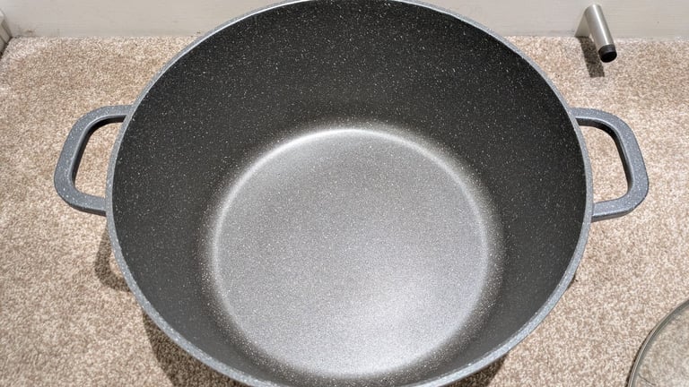 Marble coating cooking pot 