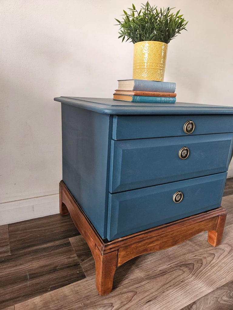 Stag bedside drawers by Vintage Revival