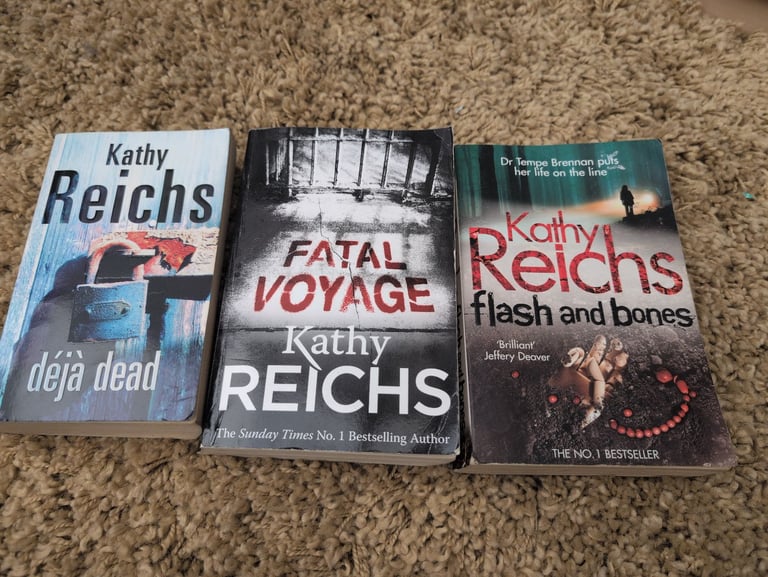 3 x Kathy Reichs books