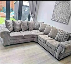 image for 3 and 2 Seater\Corner Chester Fabric Sofa Set