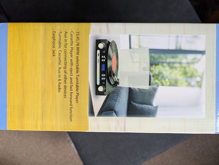 Audiosonic Record Player/Cassette/Usb M32 Black